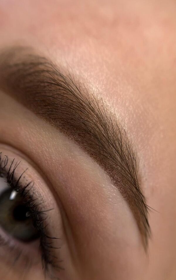 Powderbrows direct na de behandeling