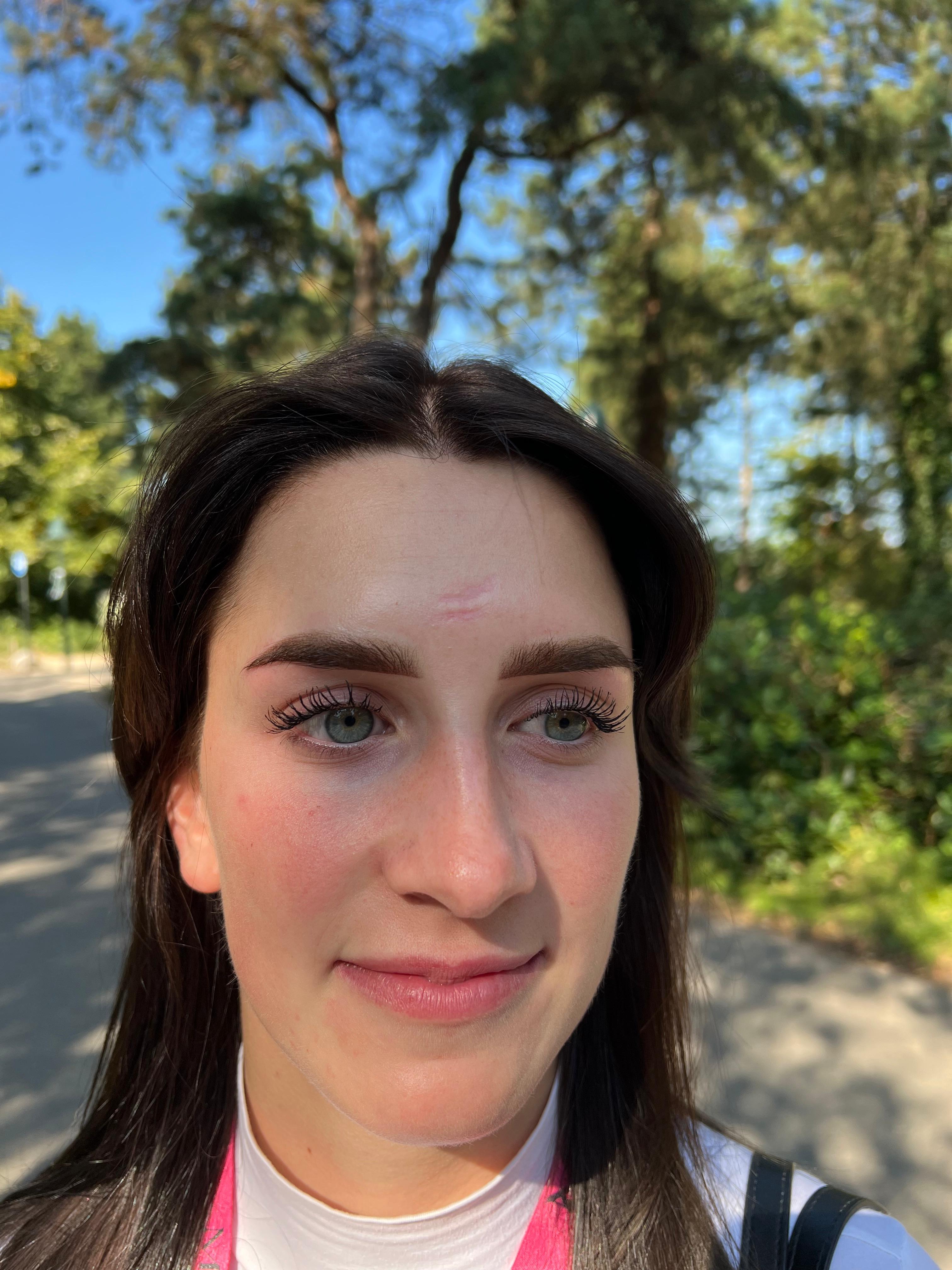 Powderbrows direct na de behandeling