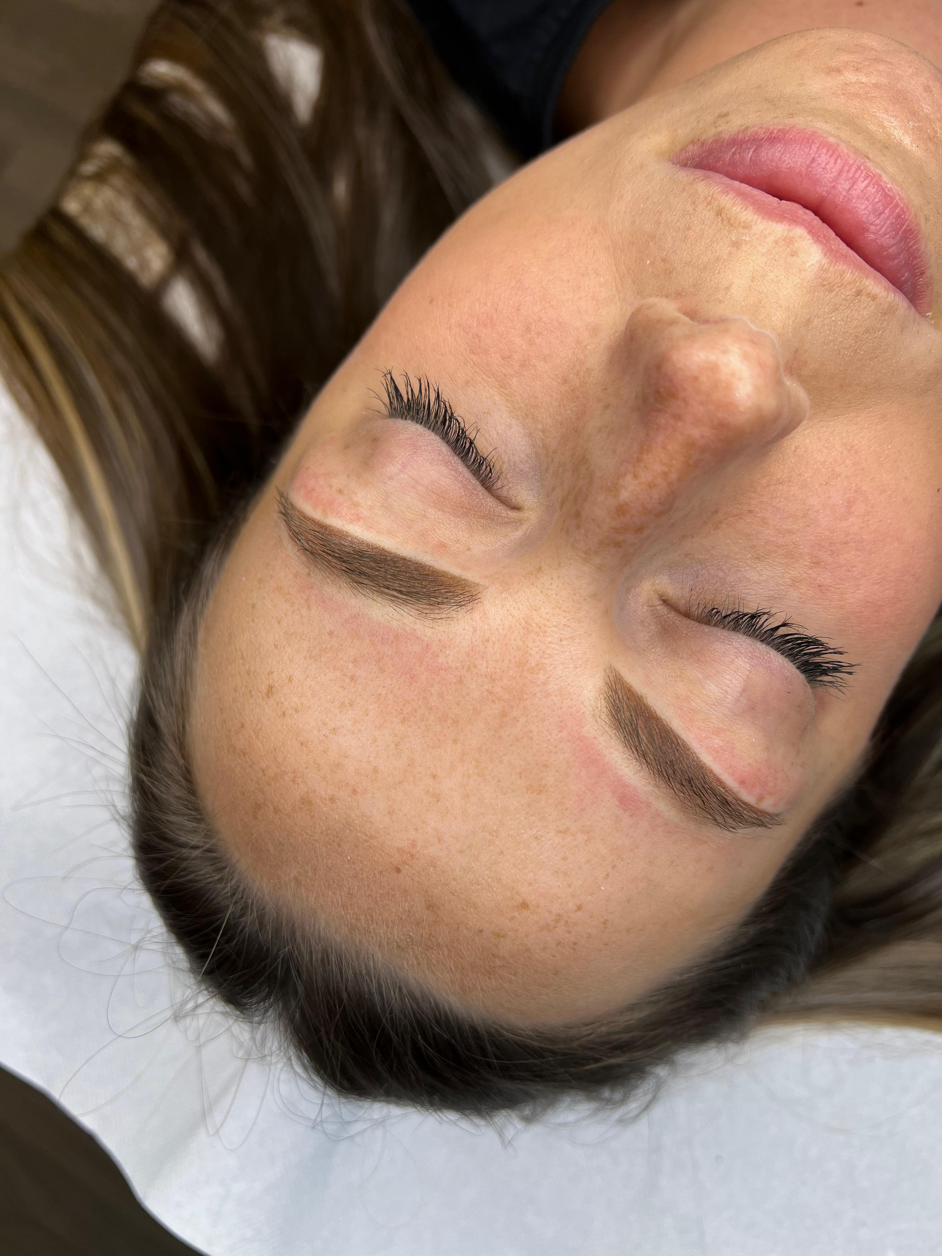 Powderbrows direct na de behandeling