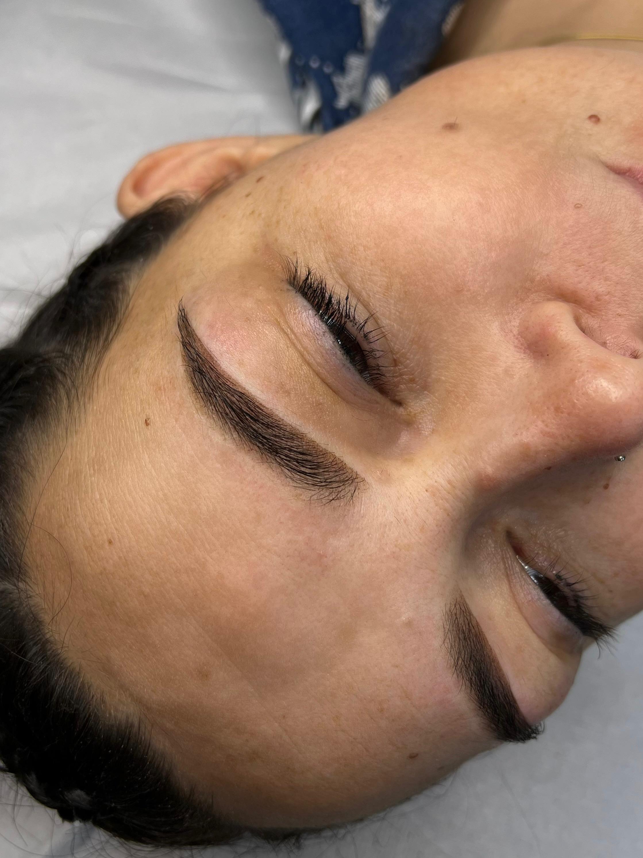 Powderbrows direct na de behandeling