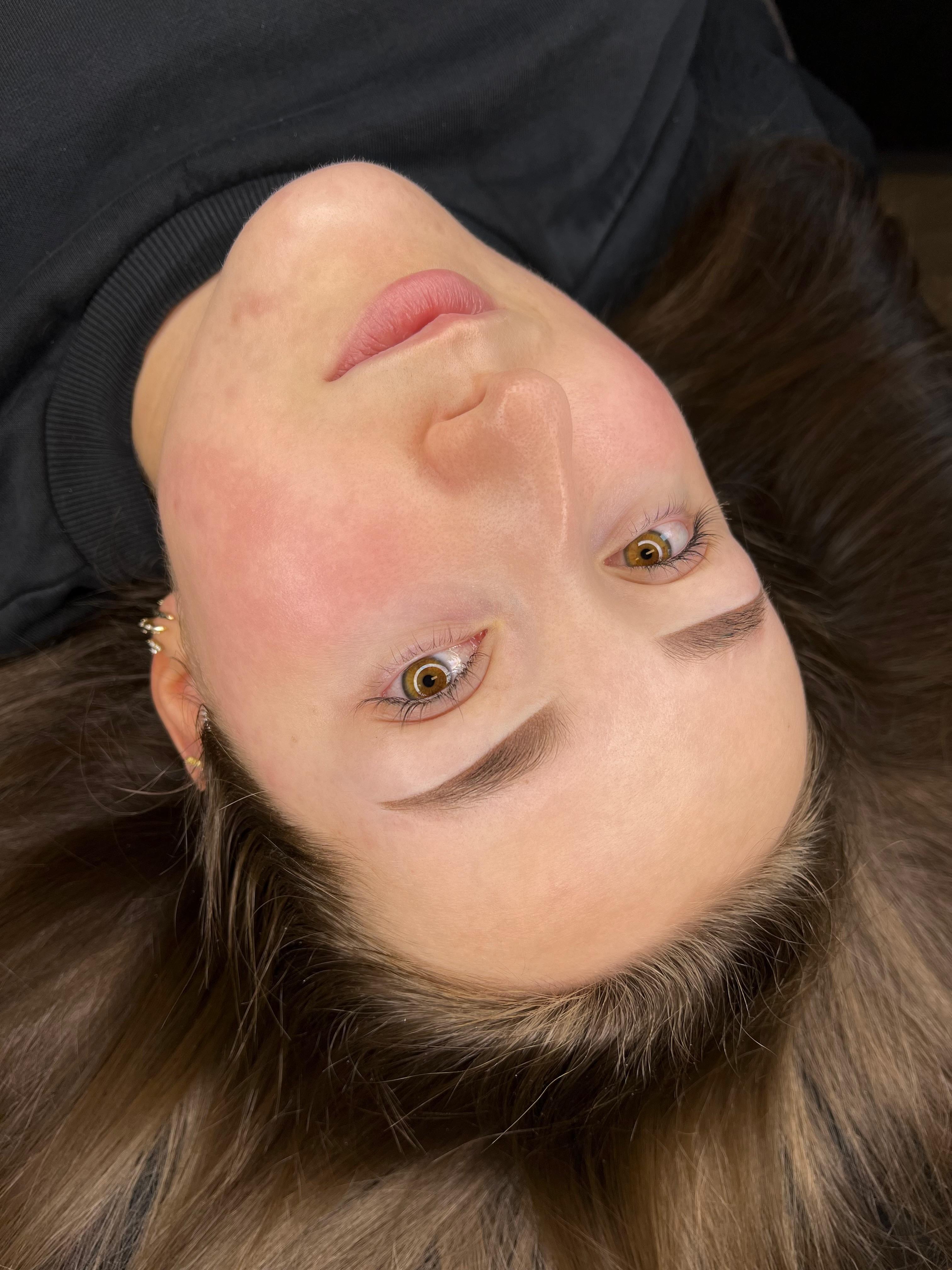 Powderbrows direct na de behandeling