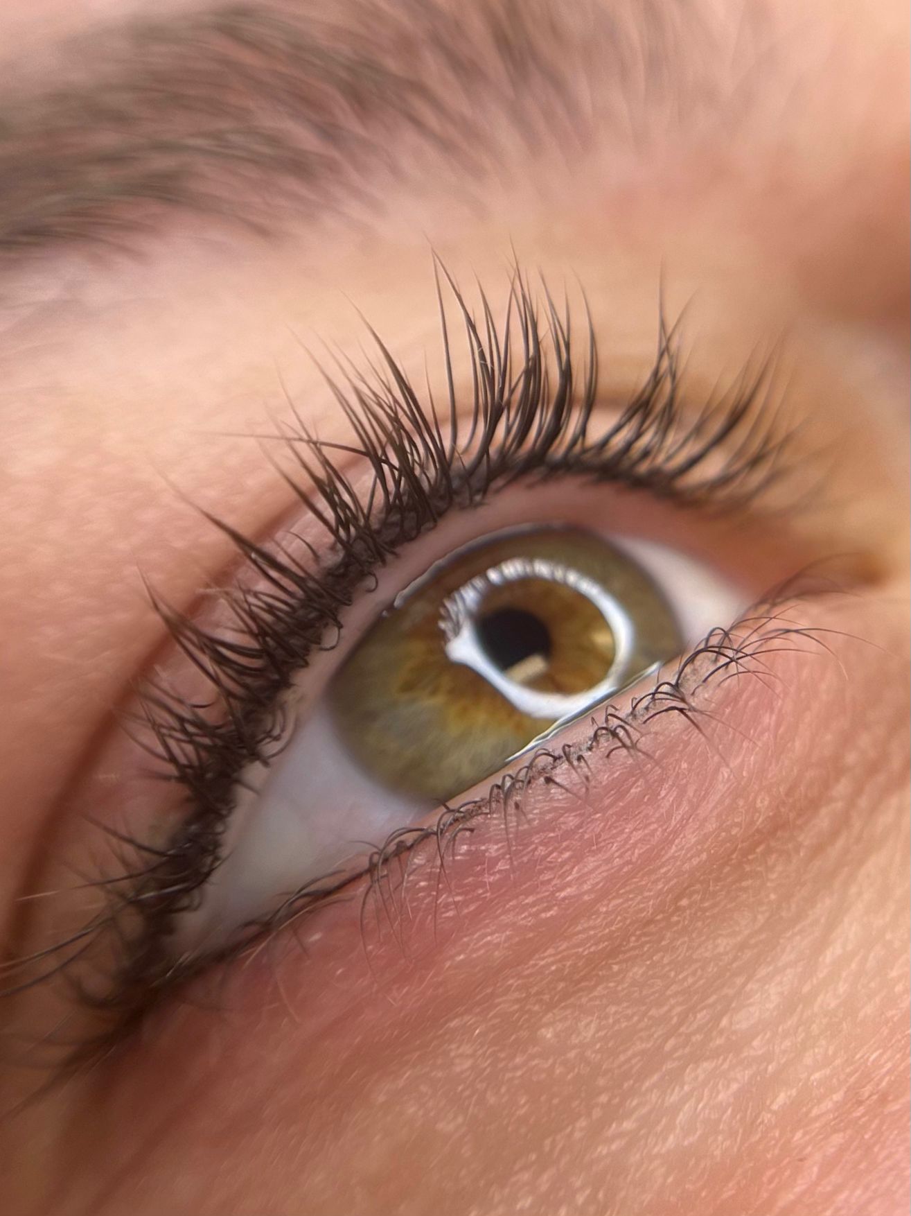 Deepliner boven & onder, direct na de behandeling