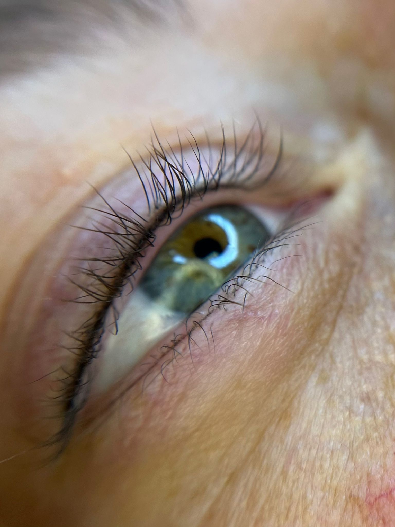 Deepliner boven & onder, direct na de behandeling