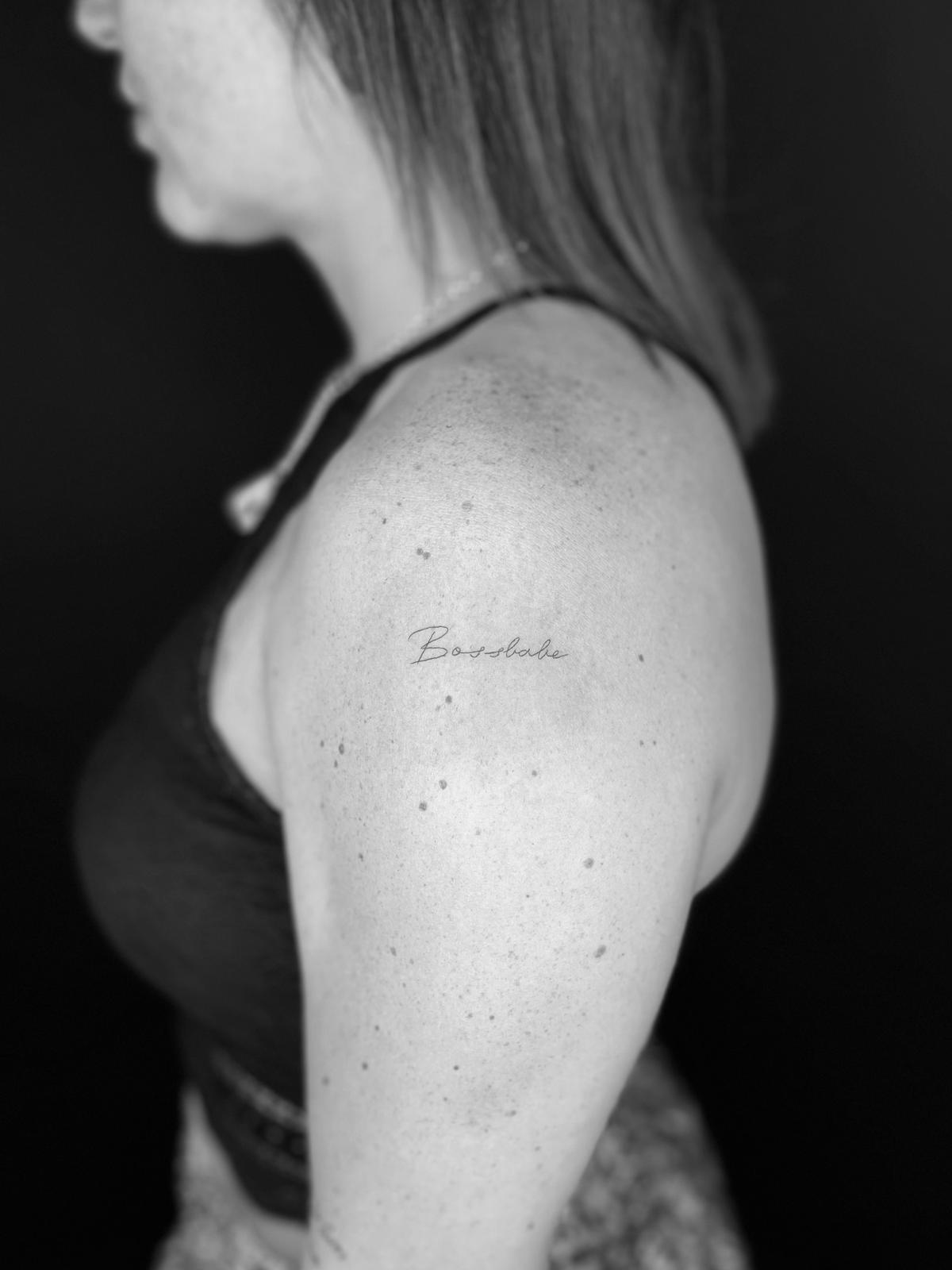 Fineline tattoos, direct na de behandeling