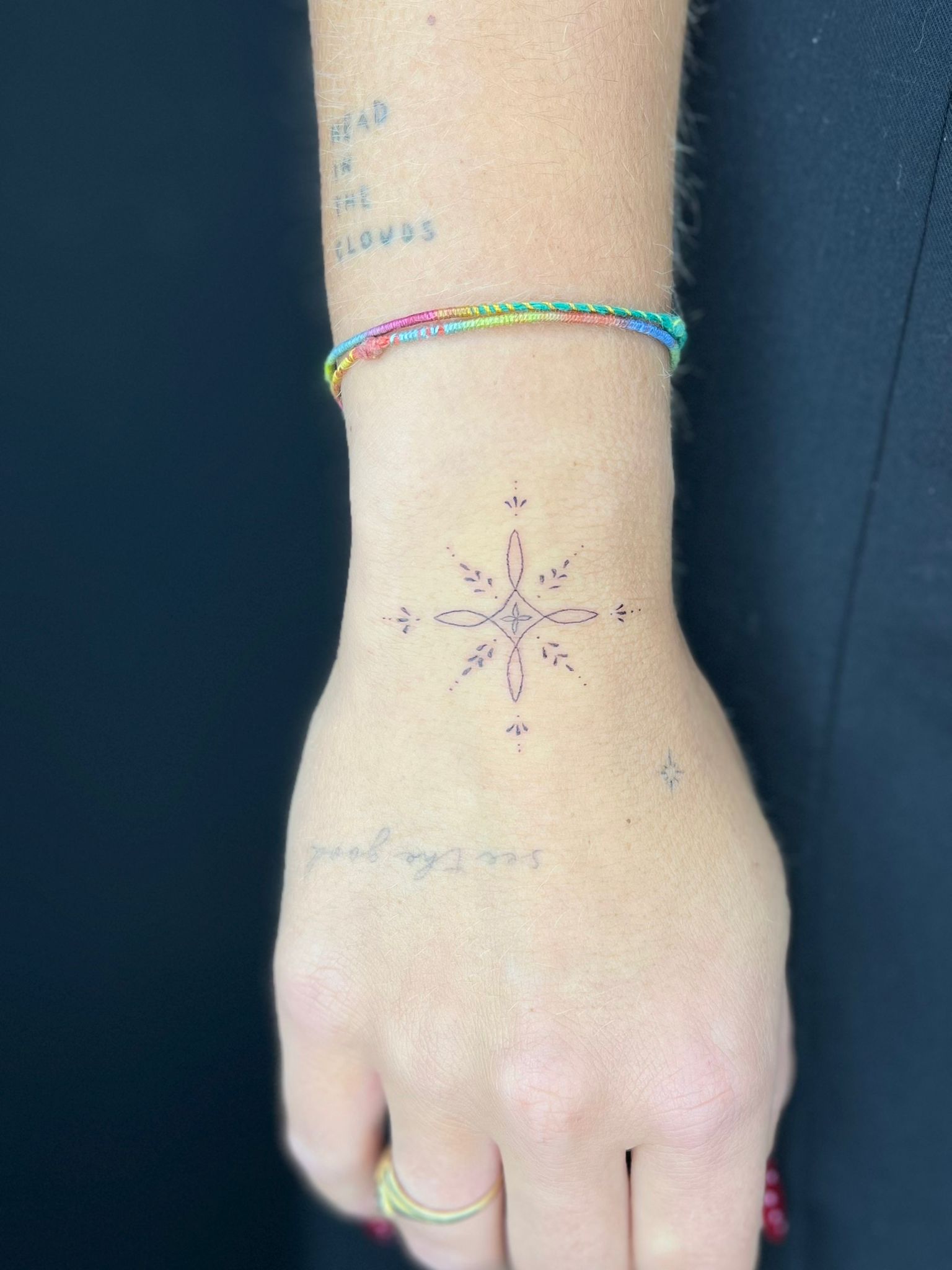 Fineline tattoos, direct na de behandeling