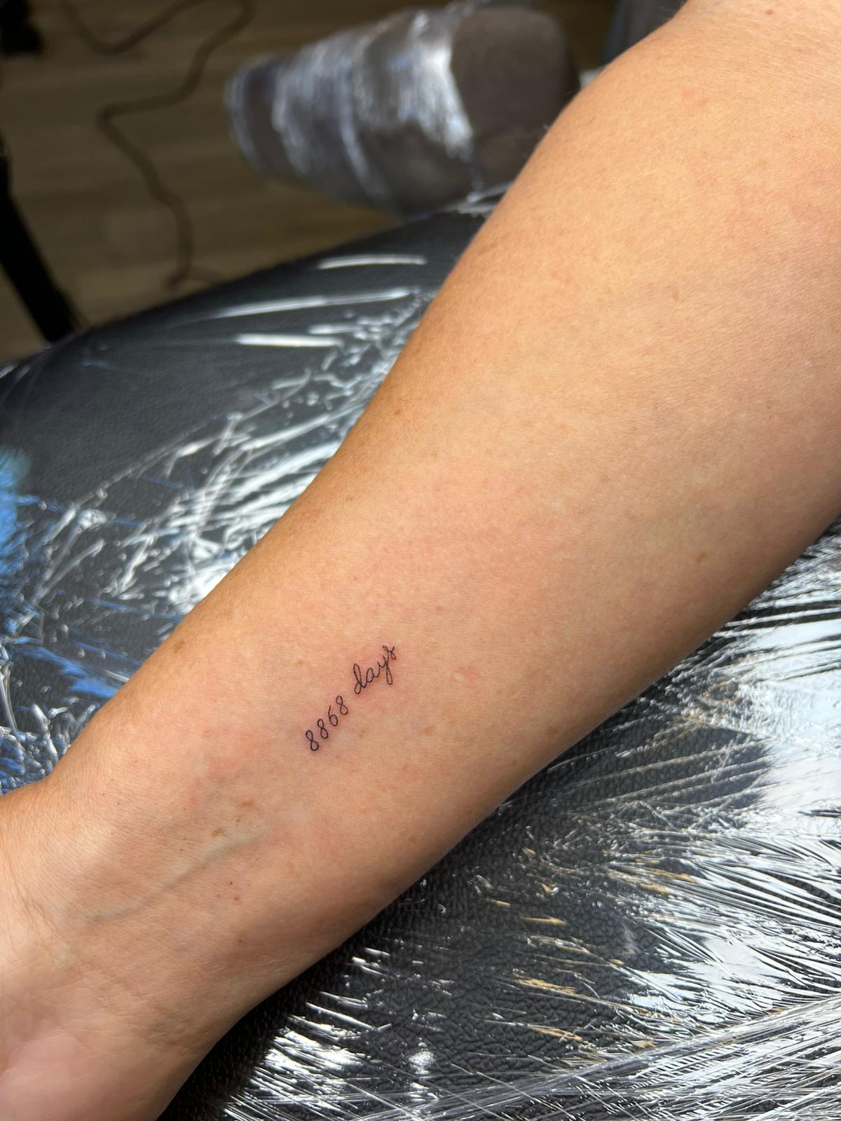 Fineline tattoos, direct na de behandeling