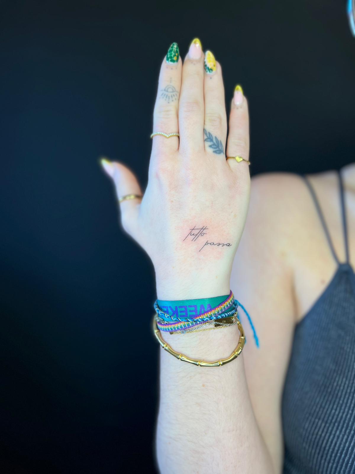 Fineline tattoos, direct na de behandeling