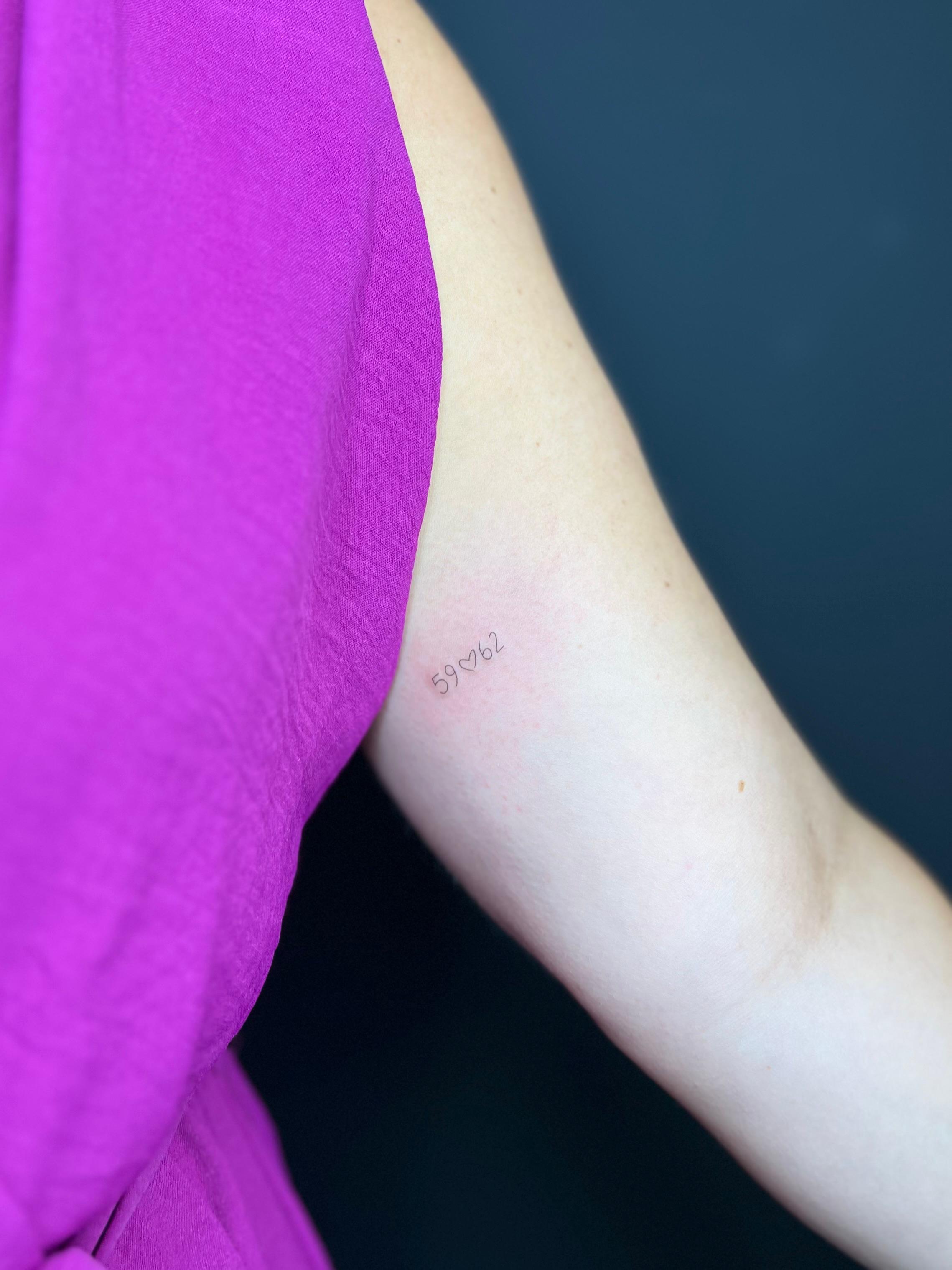 Fineline tattoos, direct na de behandeling