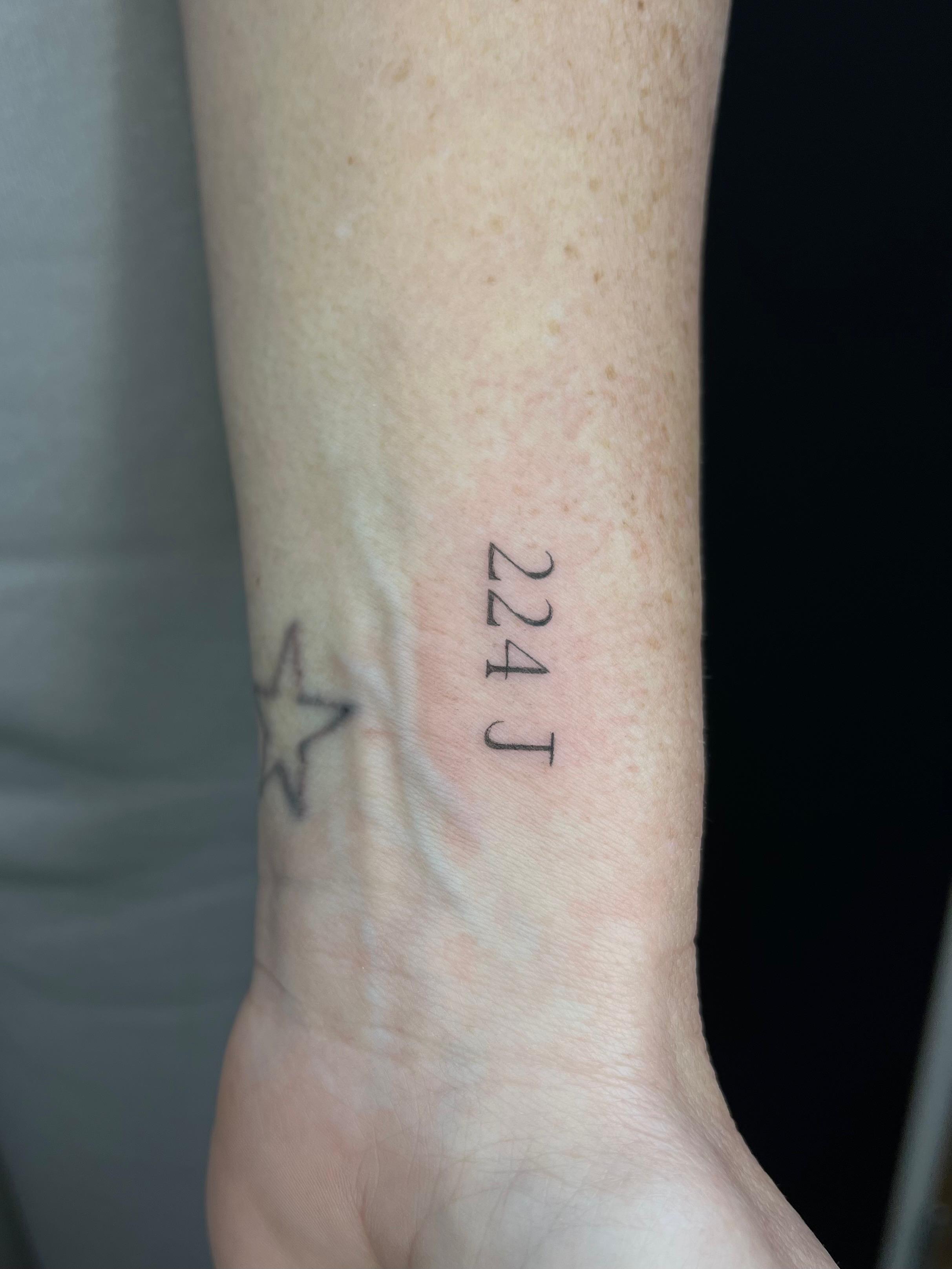 Fineline tattoos, direct na de behandeling