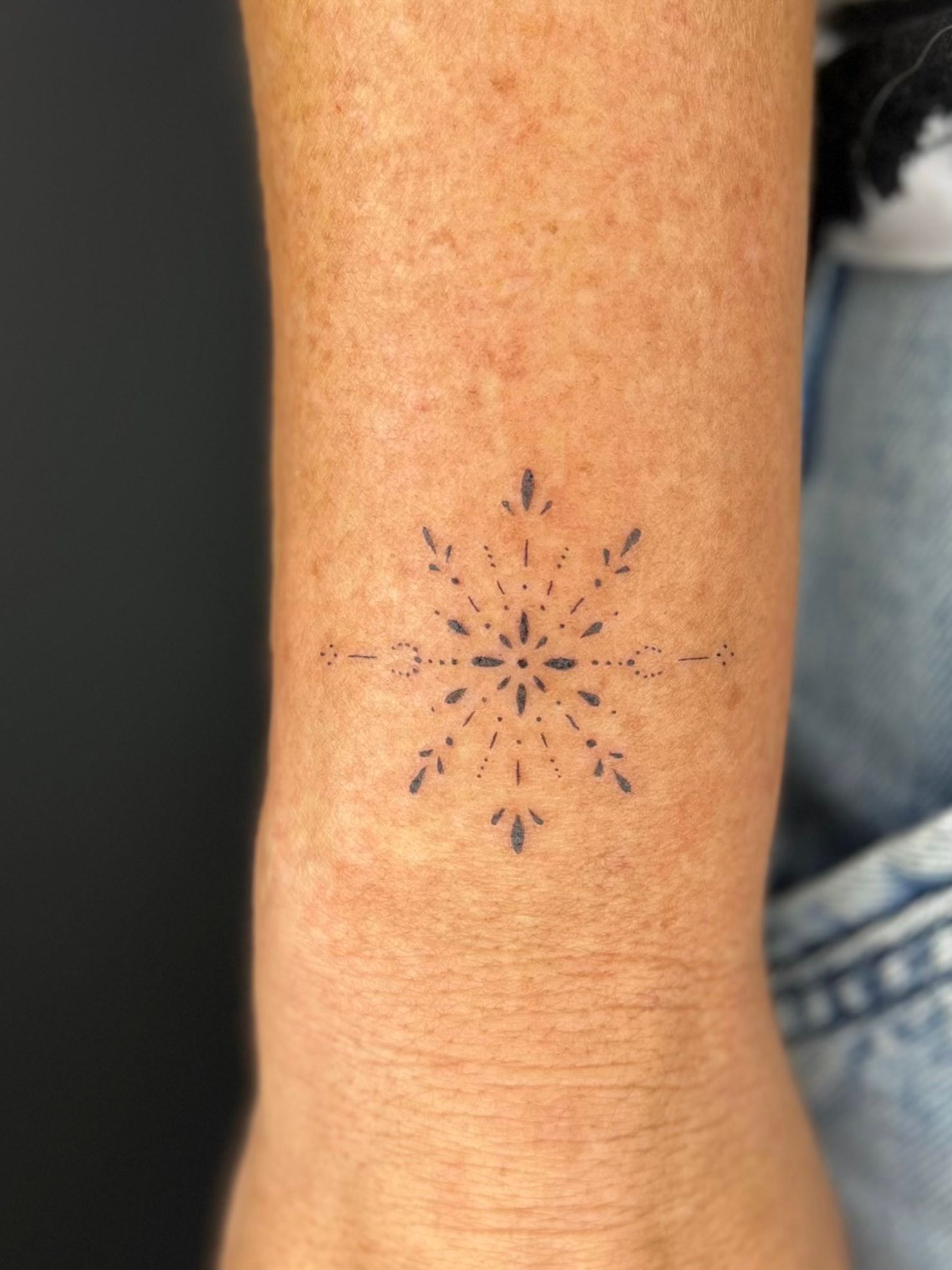 Fineline tattoos, direct na de behandeling