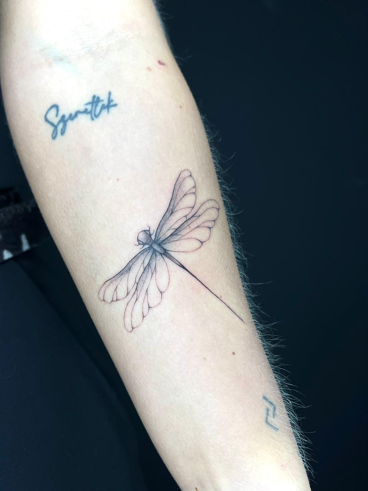 Fineline tattoos, direct na de behandeling