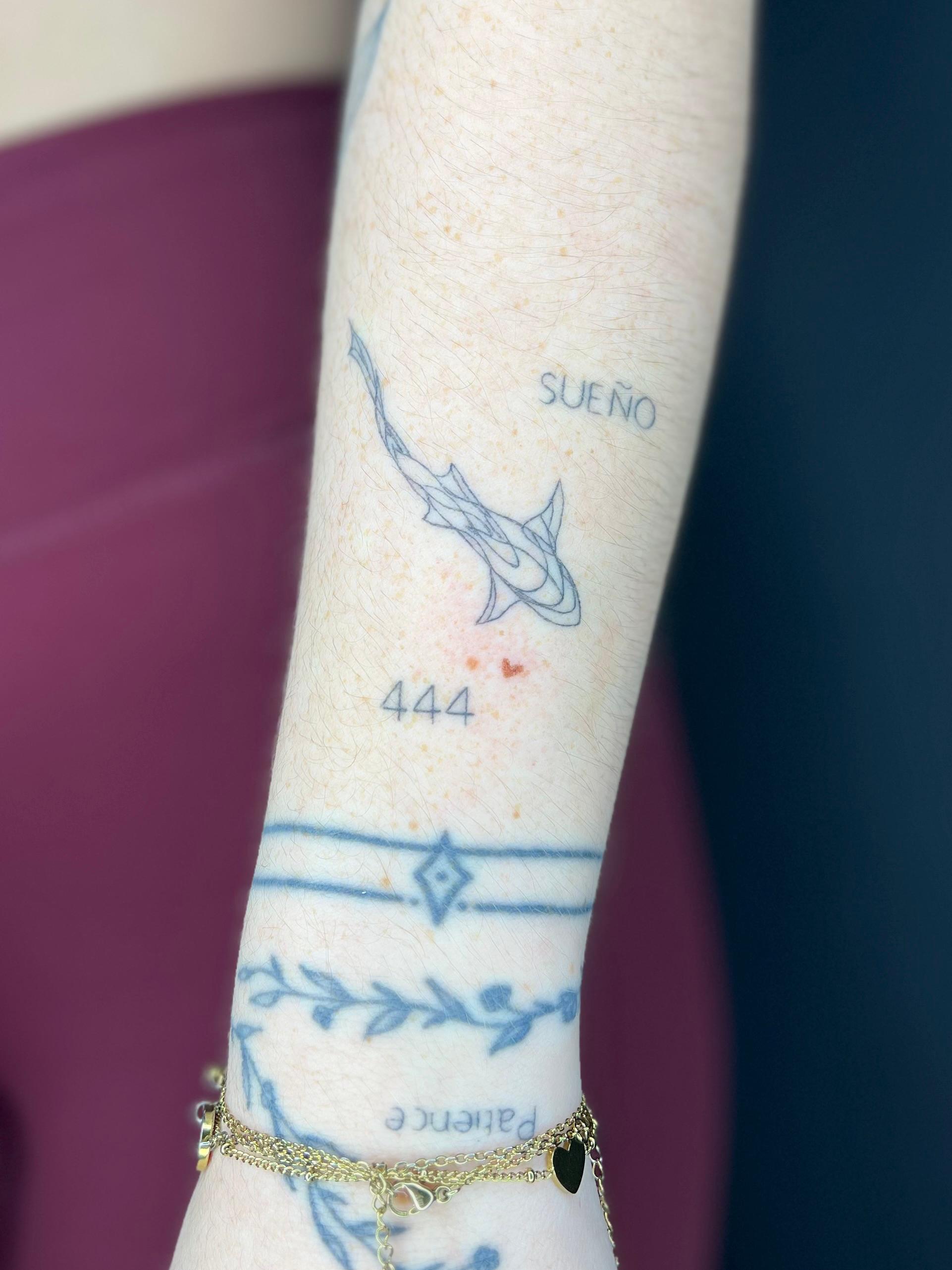 Freckle hearts, direct na de behandeling